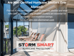 Are Non-Certified Hurricane Shutters Ever Allowed