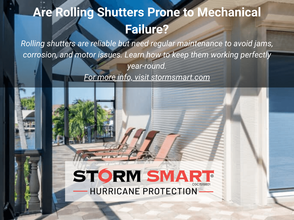 Are Rolling Shutters Prone to Mechanical Failure? - Storm Smart