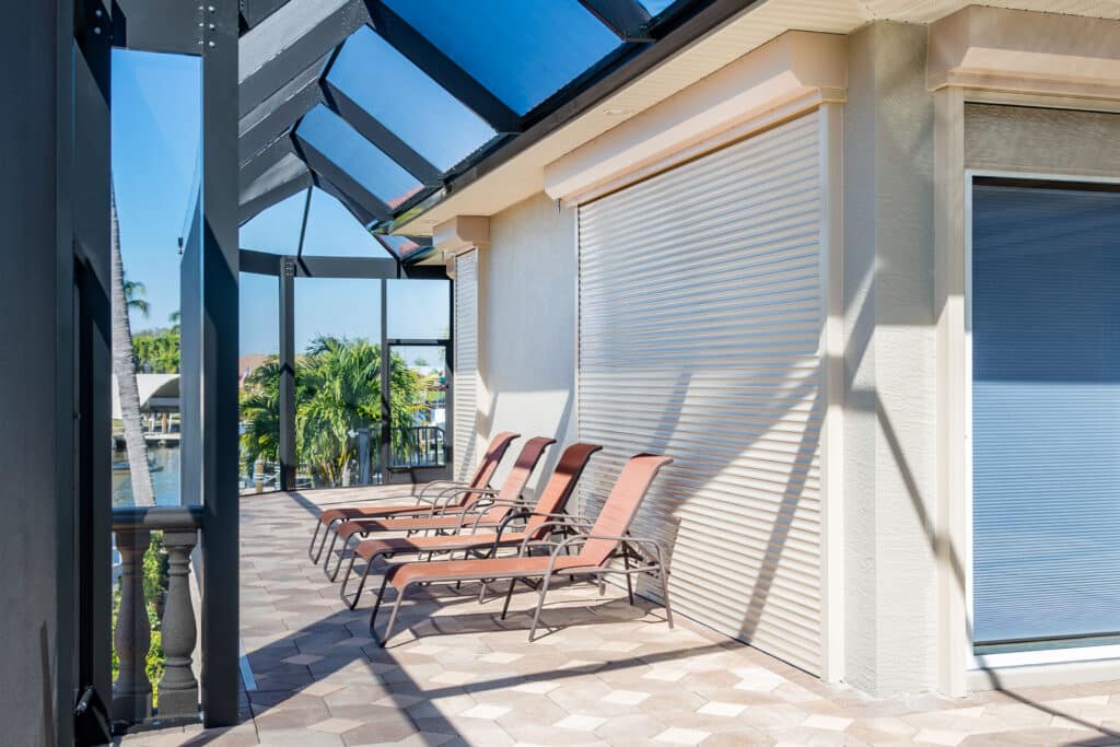 Storm Smart - Storm Aluminum Hurricane Shutters - Hero Shot