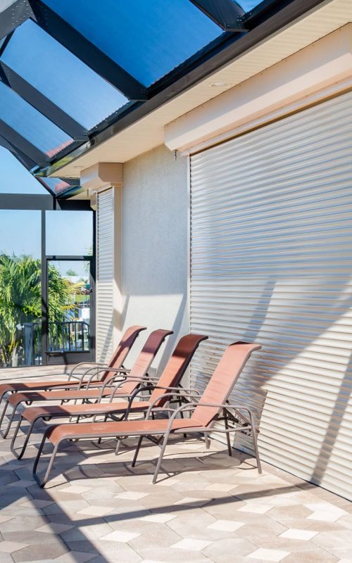 Storm Smart - Storm Aluminum Hurricane Shutters - Hero Shot