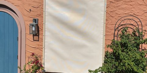 Storm Smart - Storm Catcher Deployable Slide Screen Ivory track and Bone screen